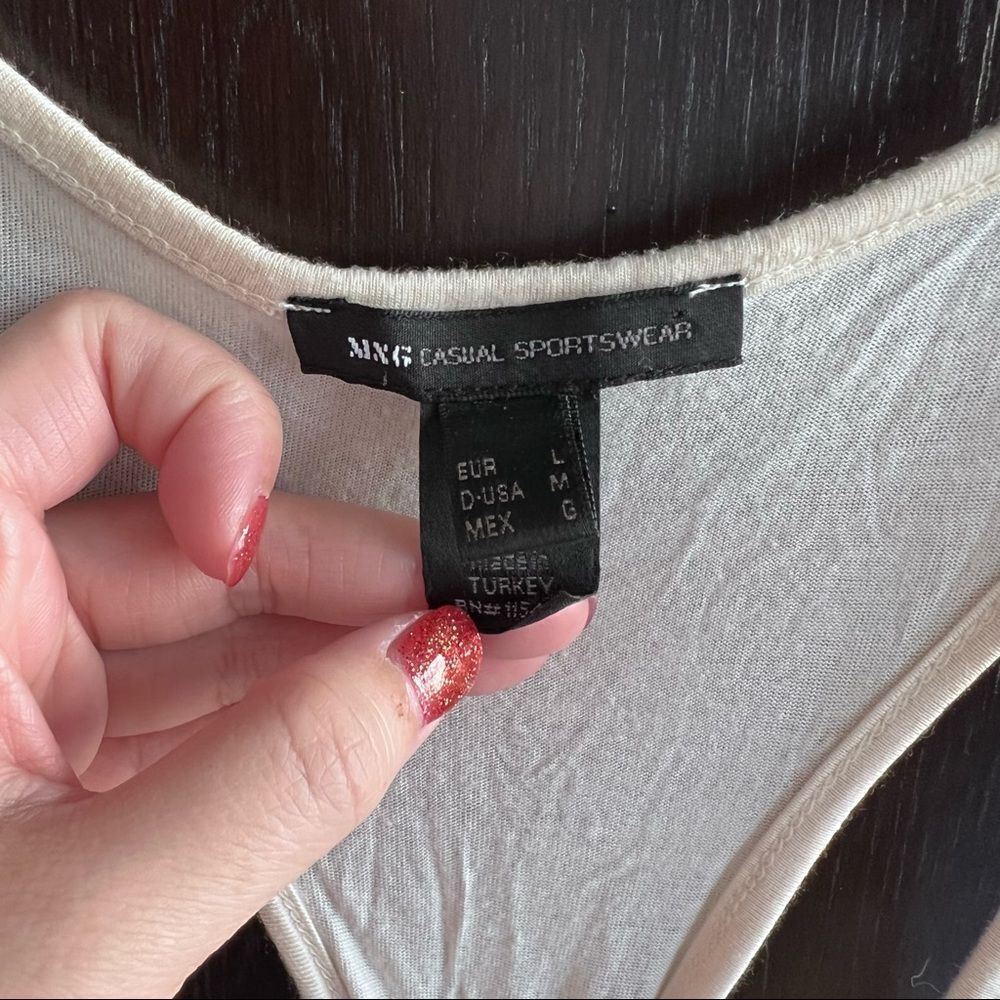 4/$20 Mango sequin racerback tank top - Picture 8 of 9